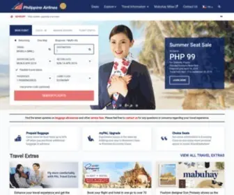 Philippineairlines.com(Philippine Airlines) Screenshot