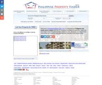 Philippinepropertyfinder.com(Philippine Real Estate Finder) Screenshot