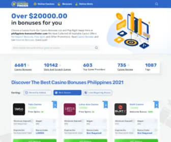 Philippines-Bonusesfinder.com Screenshot