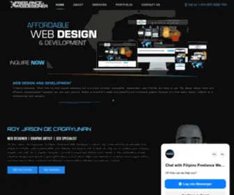 Philippinesfreelancewebdesigner.com(Davao Web Developer) Screenshot