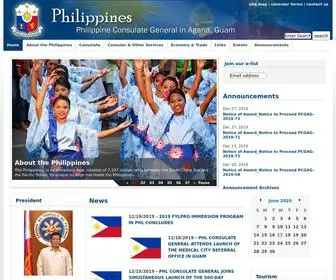 Philippinesguam.org(Embassy of the Philippines) Screenshot