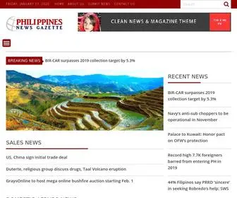 Philippinesnewsgazette.com(Philippines news gazette) Screenshot