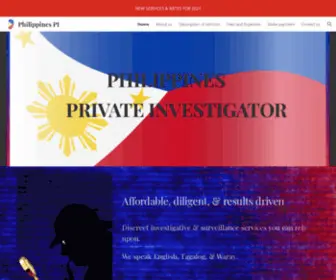 Philippinesprivateeye.com(Philippines PI) Screenshot