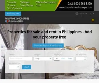 Philippinesproperties.com(Philippines Properties) Screenshot