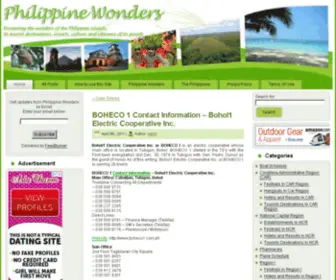 Philippinewonders.com(Philippinewonders) Screenshot