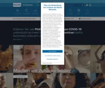 Philips-Shop.de(Willkommen bei Philips Deutschland) Screenshot