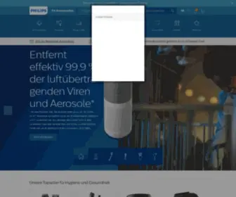 Philips.ch(Philips Schweiz) Screenshot