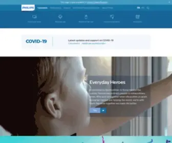 Philips.com.bh(Learn how Philips) Screenshot