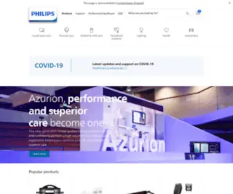 Philips.com.ph(Philippines) Screenshot