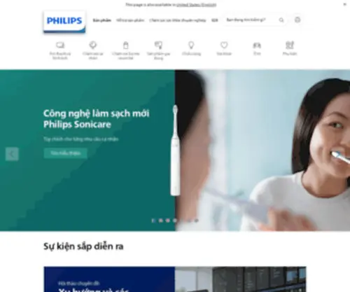 Philips.com.vn(Việt Nam) Screenshot