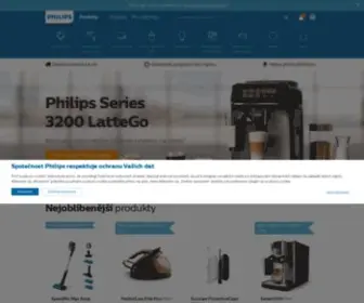 Philips.cz(Česká republika) Screenshot