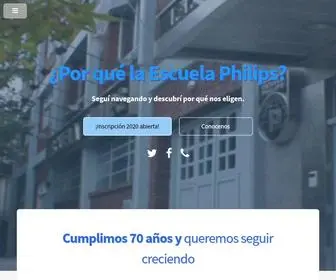 Philips.edu.ar(Escuela Philips) Screenshot