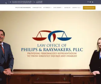 Philipsraaymakerslaw.com(Personal Injury Law Philips and Raaymakers New Port Richey Philips & Raaymakers personal injury attorneys New Port Richey) Screenshot