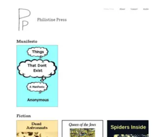 Philistinepress.com(Philistinepress) Screenshot