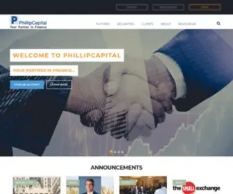 Phillipcapital.com(Phillip Capital Inc) Screenshot