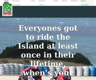 Phillipislandridedays.com.au(Phillip Island Ride Days) Screenshot