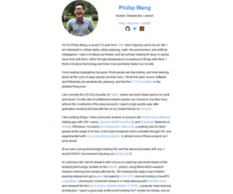 Phillipkwang.com(Phillip Wang) Screenshot