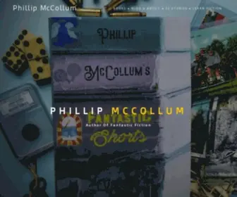 Phillipmccollum.com(Author of Fantastic Fiction) Screenshot