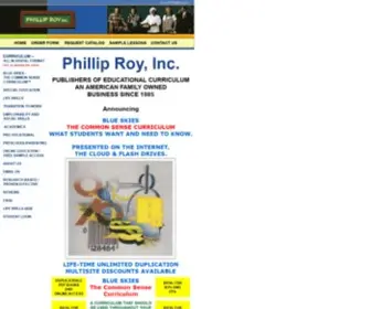 Philliproy.com(Character Education and Life Skill Programs) Screenshot