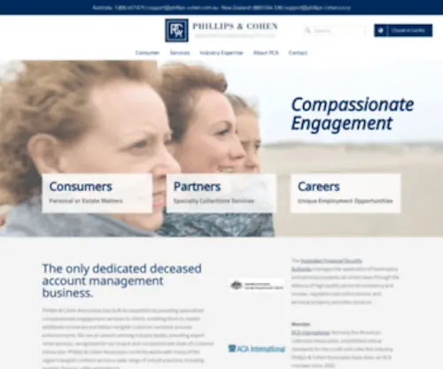 Phillips-Cohen.com.au(Phillips & Cohen Associates (UK)) Screenshot