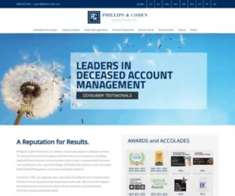 Phillips-Cohen.us(Phillips & Cohen Associates) Screenshot