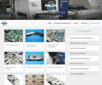 Phillipsdminc.com(Phillips Diversified Manufacturing) Screenshot
