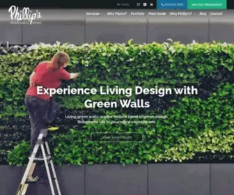 Phillipsinteriorplants.com(Office plant services from Phillip's Interior Plants & Displays Chicago IL) Screenshot