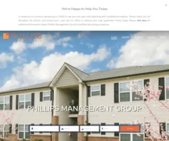 Phillipsmanagement.com(Phillips Management Group) Screenshot