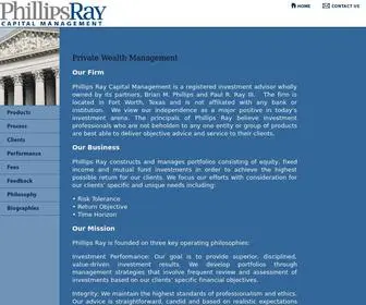 Phillipsray.com(Phillips Ray Capital Management Phillips Ray Capital Management Phillips Ray Capital Management) Screenshot