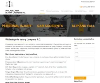 Philly-Injury-Law.com(Injury Lawyer Philadelphia) Screenshot