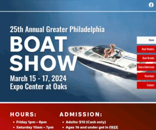 Phillyboatshow.com(Phillyboatshow) Screenshot