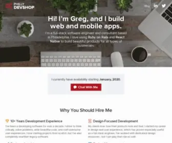 Phillydevshop.com(Philadelphia Mobile & Web App Development) Screenshot