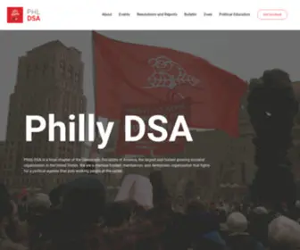 Phillydsa.org(PHL) Screenshot