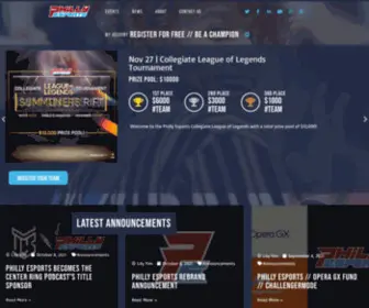 Phillyesports.gg(Philly Esports) Screenshot