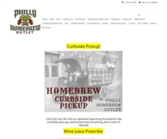 Phillyhomebrew.com(Philly Homebrew Outlet) Screenshot