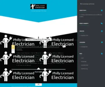 Phillylicensedelectrician.com(Licensed Electrician Robert Monk) Screenshot