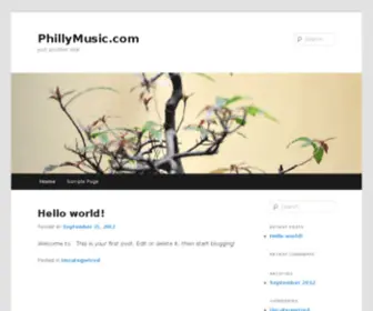 Phillymusic.com(Just another site) Screenshot