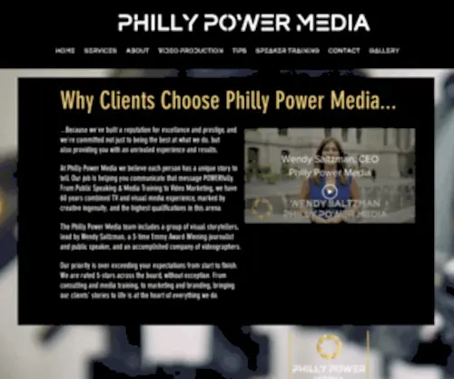 Phillypowermedia.com(Philadelphia Power Media by Wendy Saltzman) Screenshot