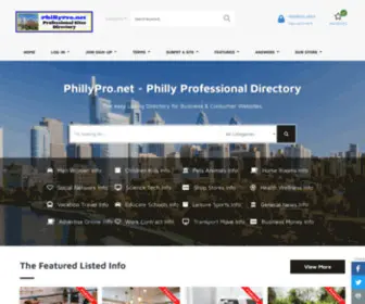 Phillypro.net(Philly Professional Directory) Screenshot