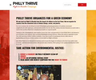 Phillythrive.org(Philly Thrive) Screenshot