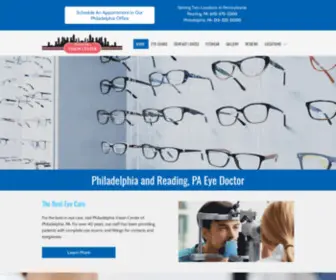 Phillyvisioncenter.com(Philadelphia Vision Center) Screenshot