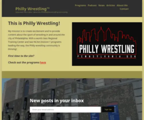 Phillywrestling.com(Philly Wrestling™️) Screenshot