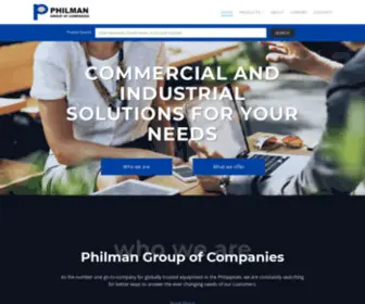 Philmangroup.com(PHILMAN Group of Companies) Screenshot