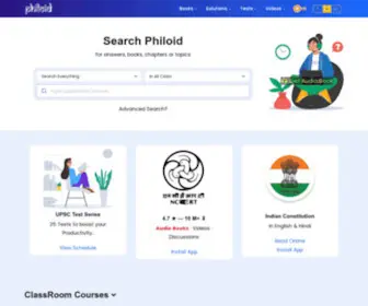 Philoid.com(Filling Voids) Screenshot