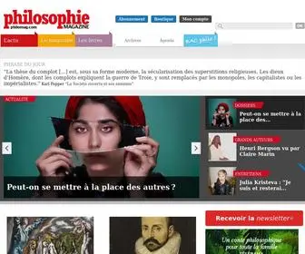 Philomag.com(Philosophie magazine : actualité) Screenshot