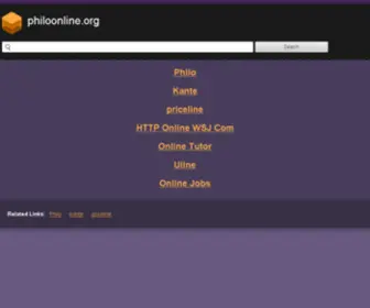 Philoonline.org Screenshot