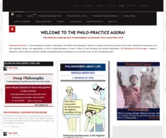 Philopractice.org(Philosophical Practice) Screenshot