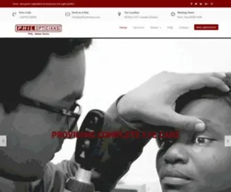Philopticians.com(Better Vision) Screenshot