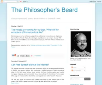 Philosophersbeard.org(The Philosopher's Beard) Screenshot