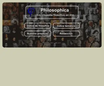 Philosophica.info(Enciclopedia filosofica on line) Screenshot